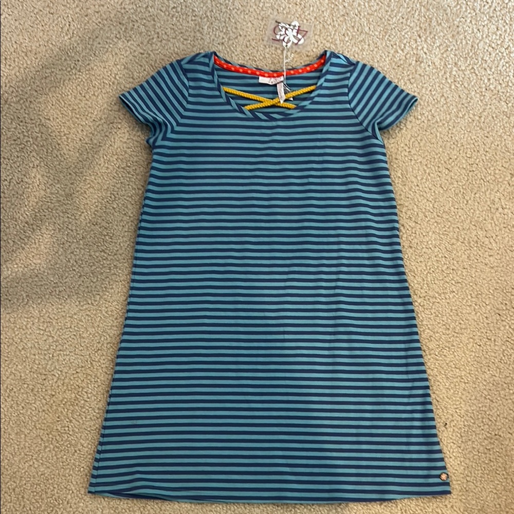 Matilda Jane Blue Striped Casual Dress